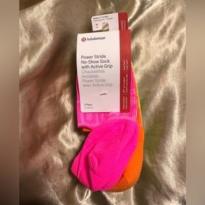 Power Stride No Show socks with Active Grip